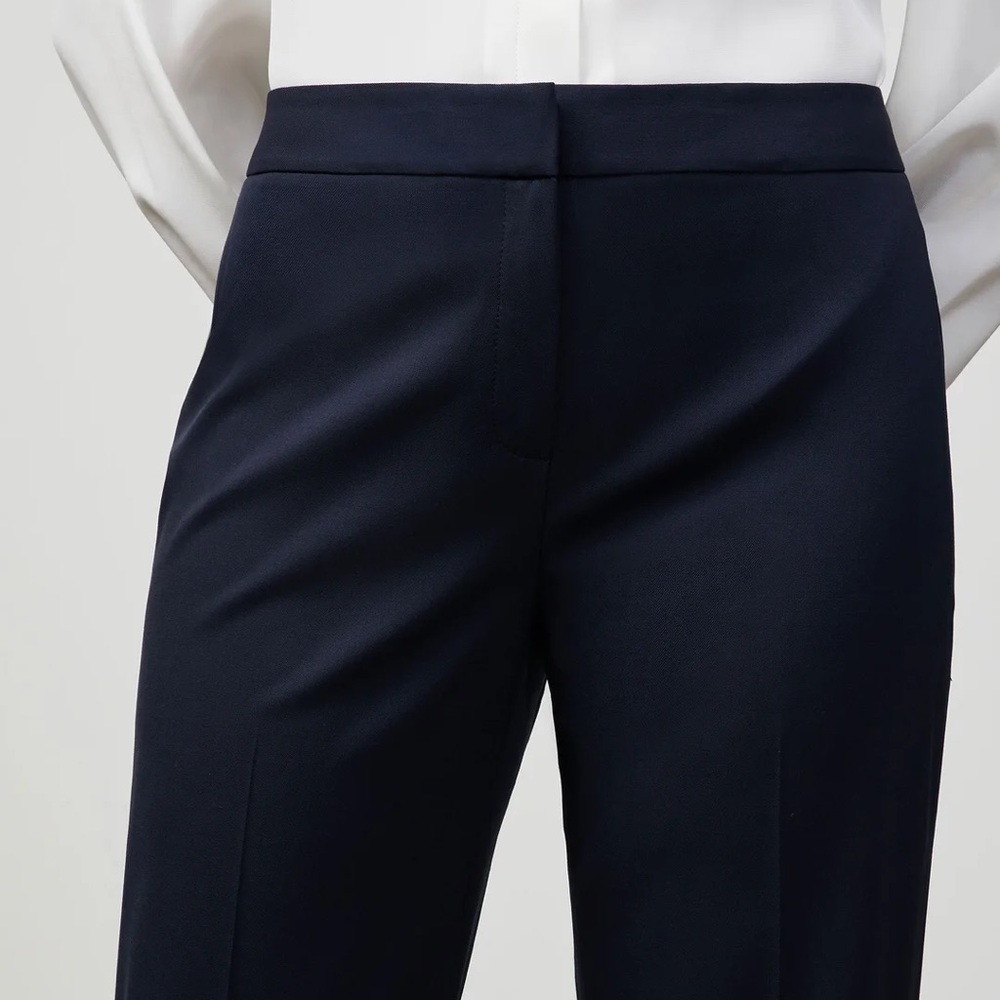 Lafayette 148 black lightweight wool trouser pants